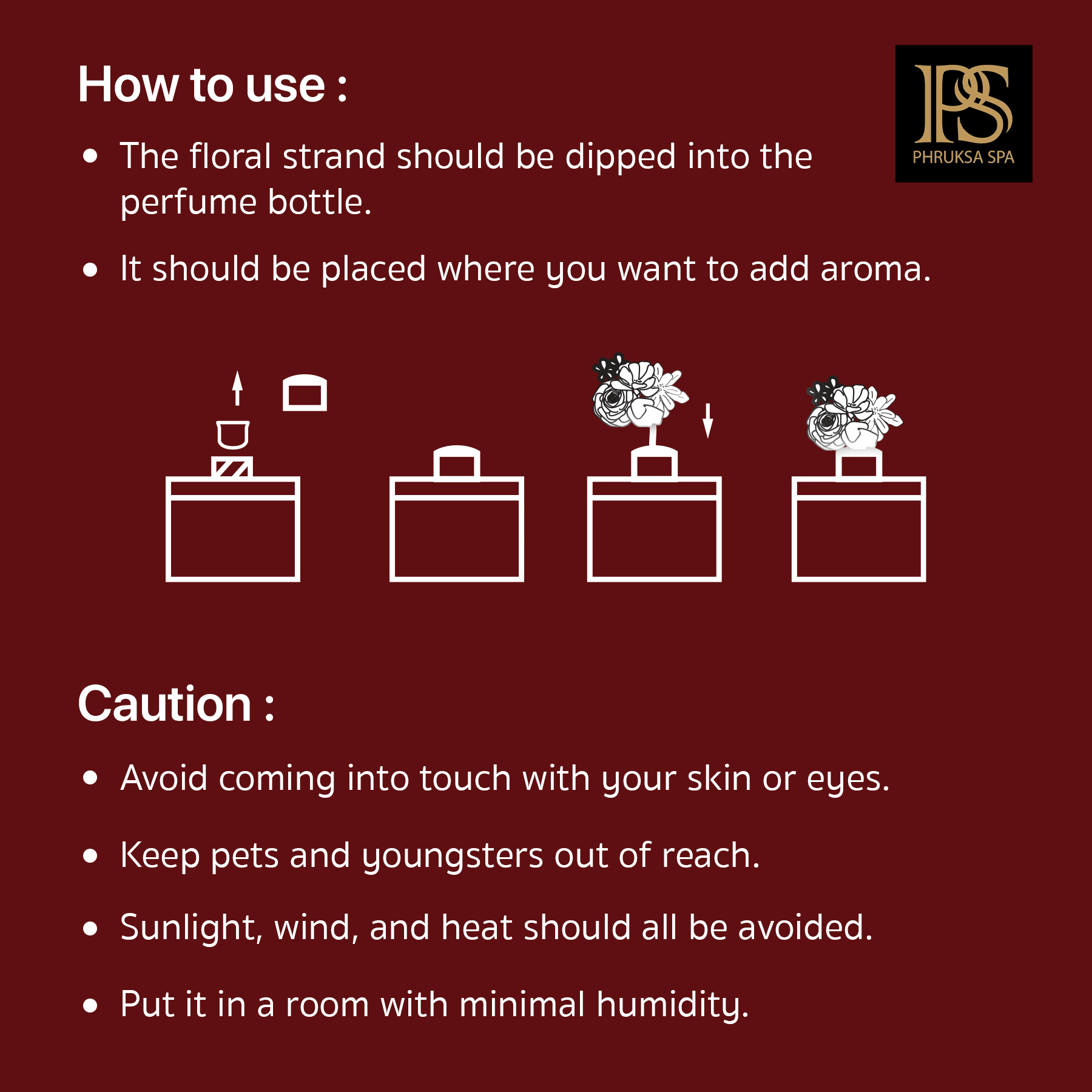How to use Flower Diffuser How to use Flower Diffuser