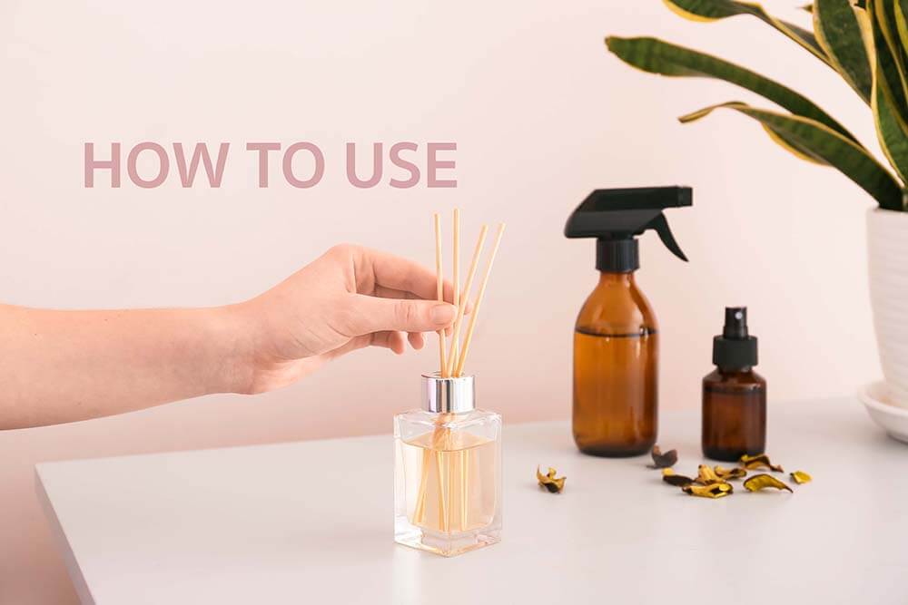 วิธีใช้ก้านไม้หอมปรับอากาศ (Reed Diffuser)